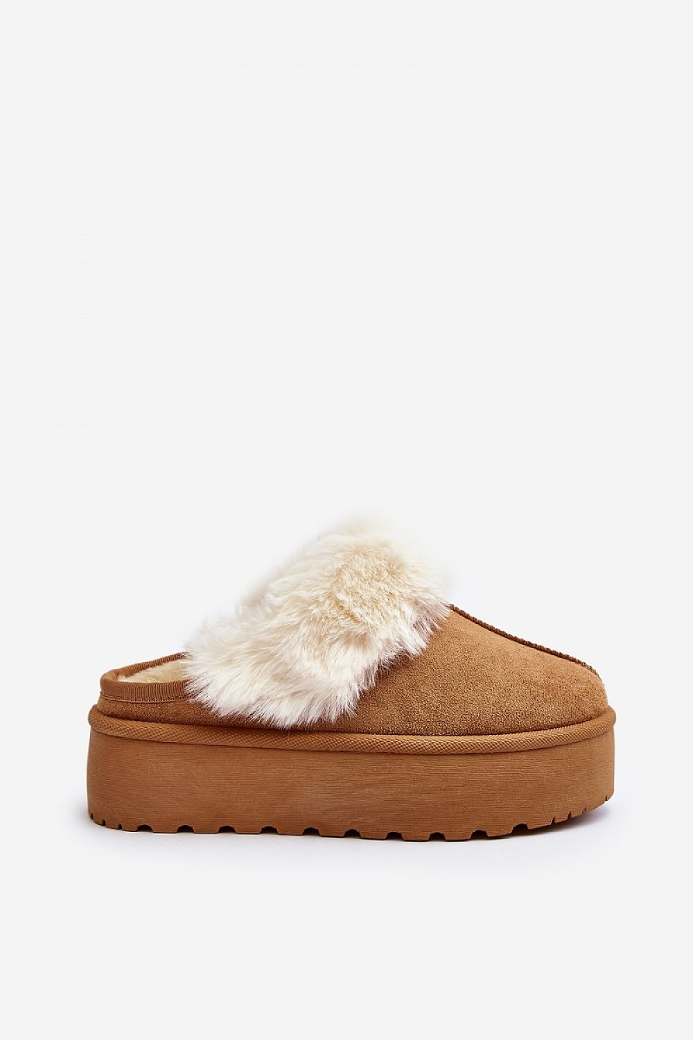 Platform Plush Slippers