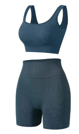 Women's Sports Fitness Shockproof Off-Shoulder Suit