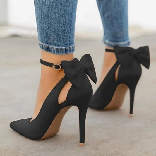 Women's Bow Line Buckle Pumps