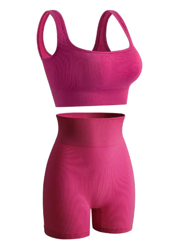 Women's Sports Fitness Shockproof Off-Shoulder Suit