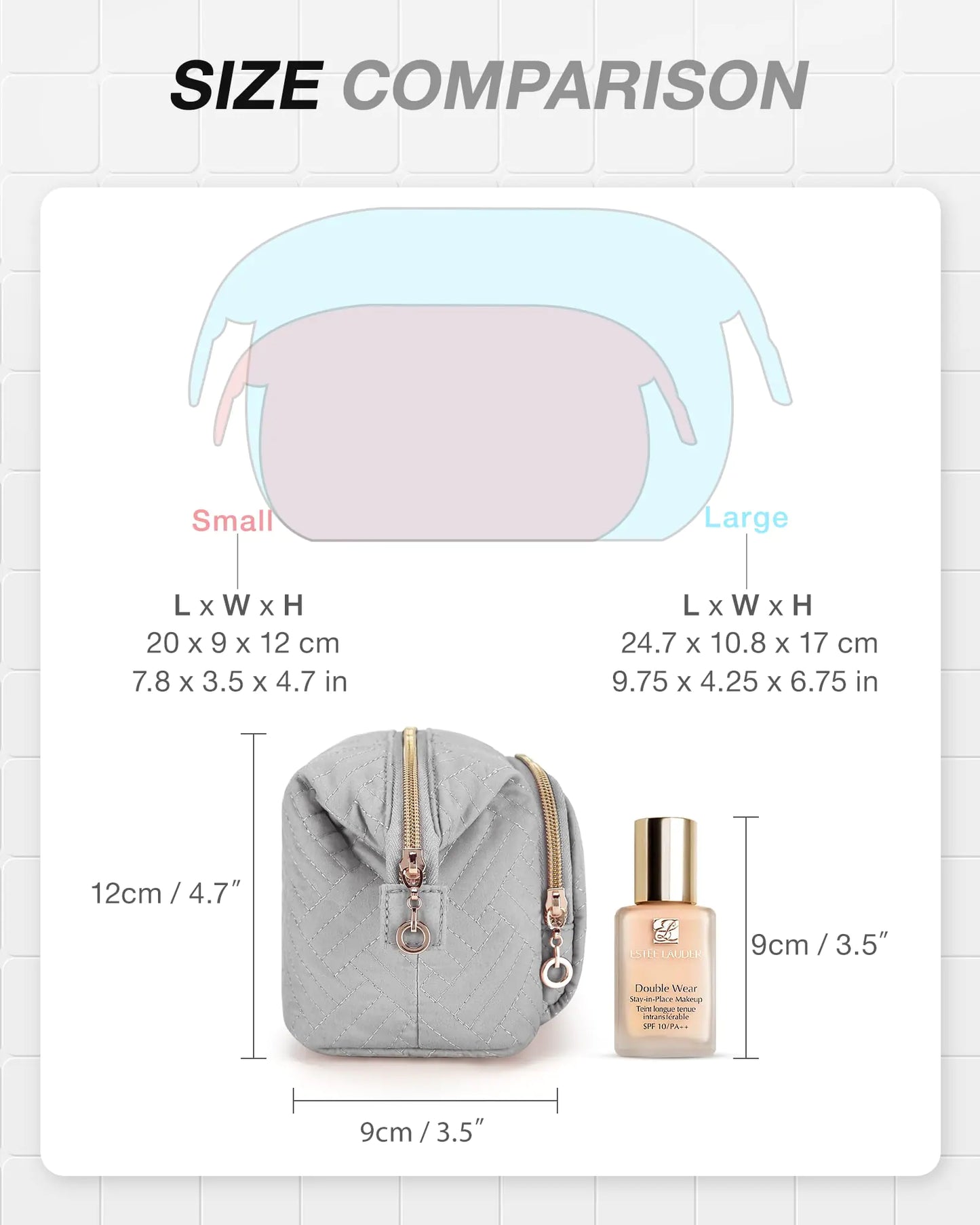 Large Travel Makeup Bag