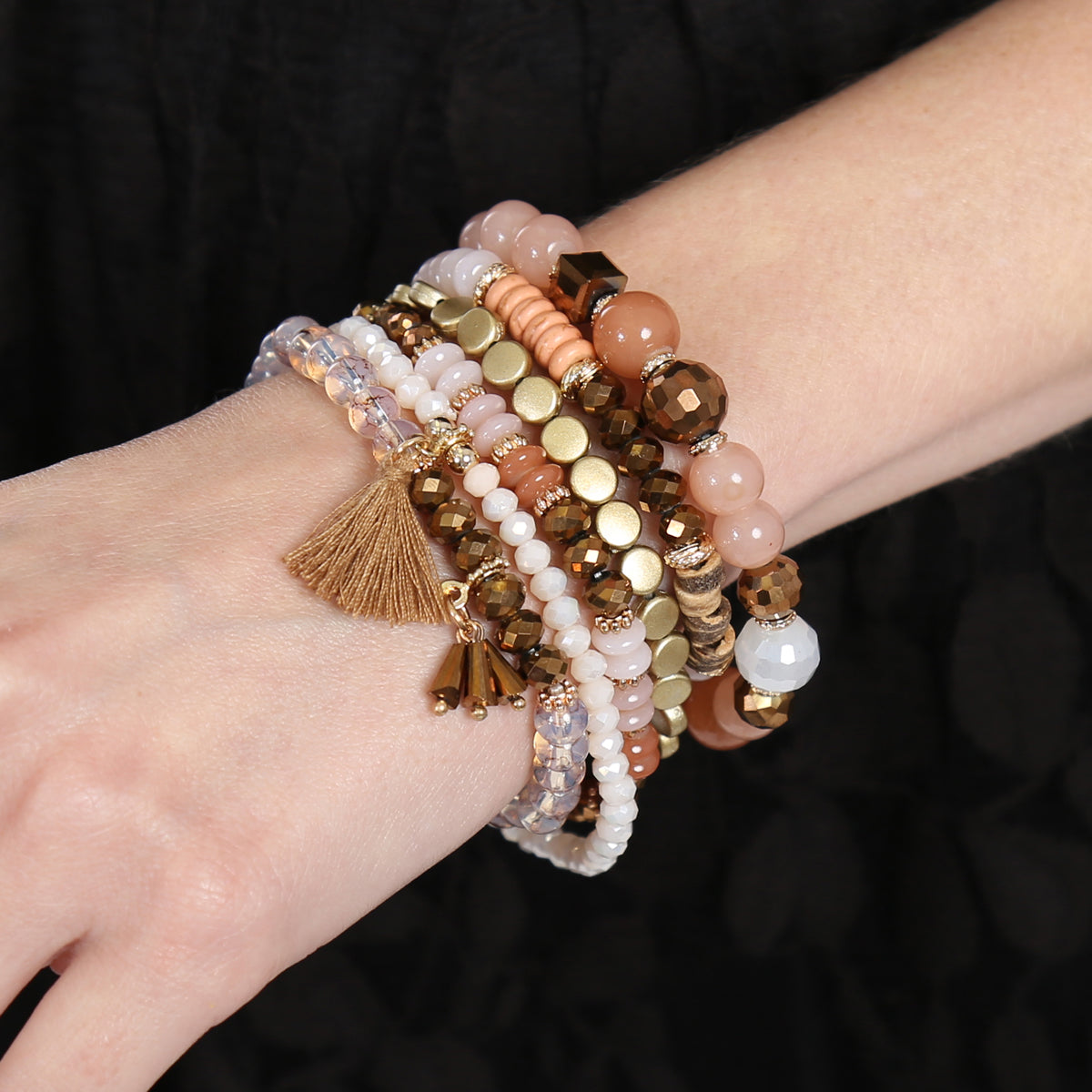 Women's Beaded Stack Bracelet