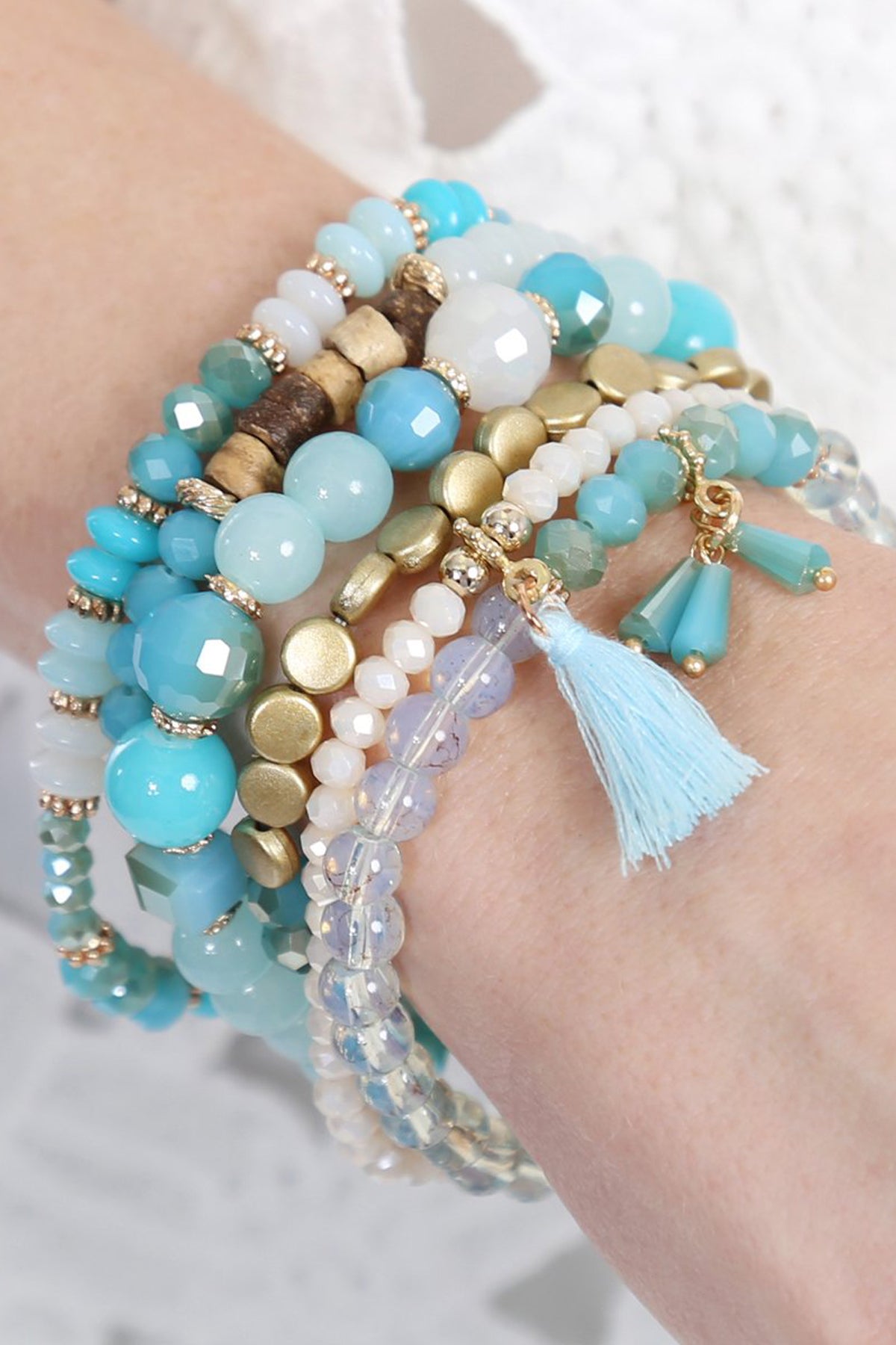 Women's Beaded Stack Bracelet
