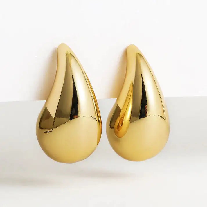 GlamourGleam Teardrop Earrings