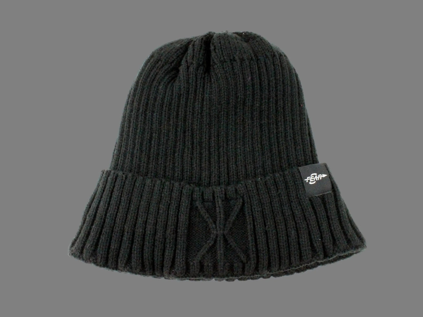 Men's Black Plush Insulated Tactical Beanie