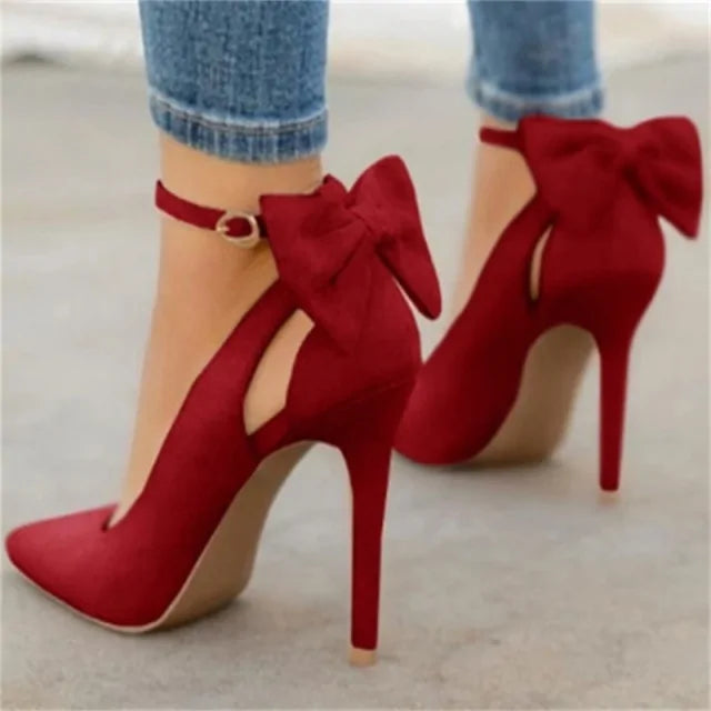 Women's Bow Line Buckle Pumps