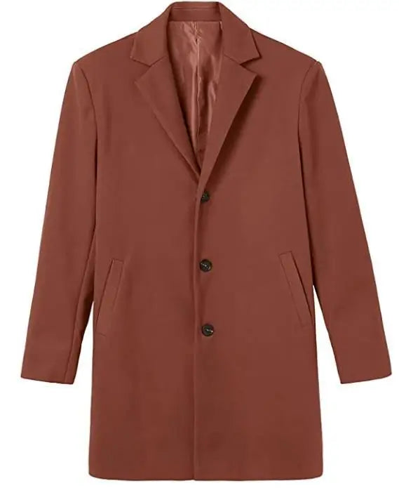 Men's Casual Wool Trench Coats