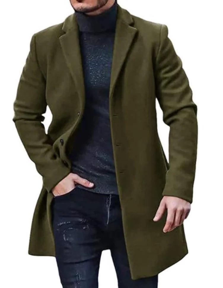 Men's Casual Wool Trench Coats