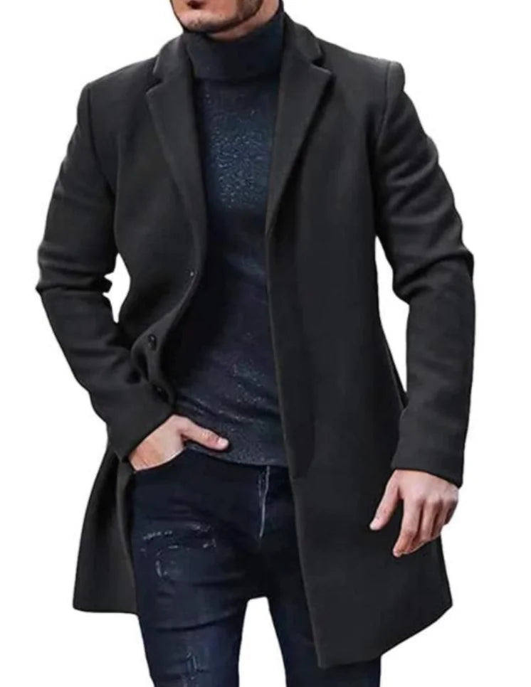 Men's Casual Wool Trench Coats