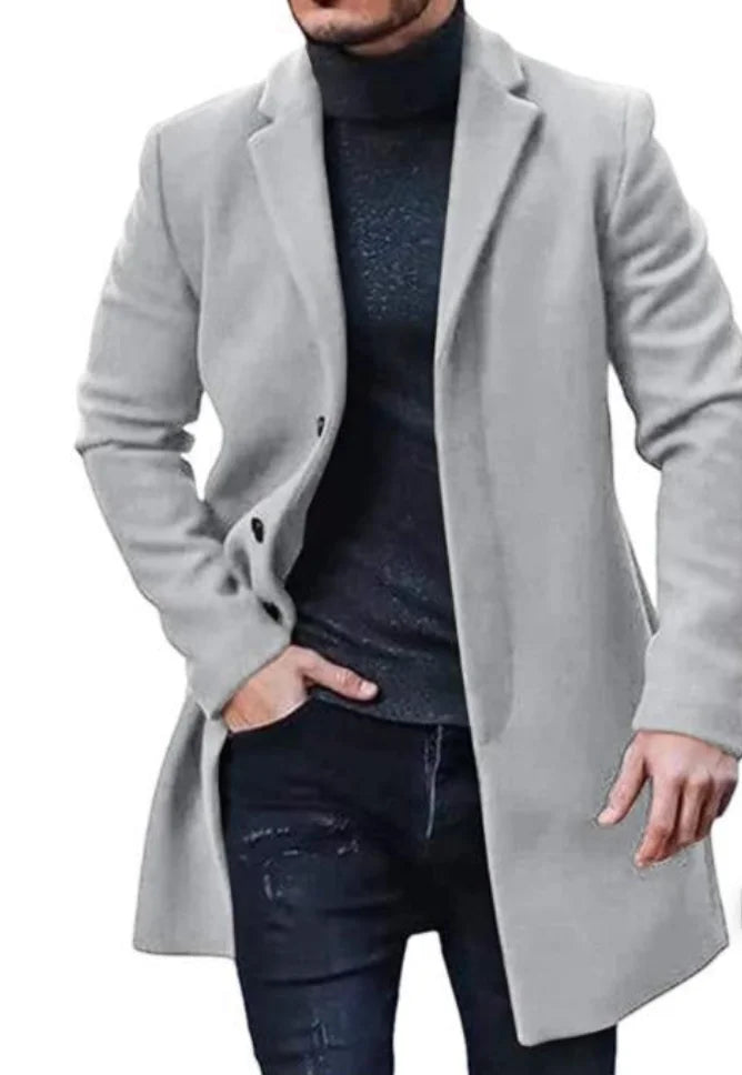 Men's Casual Wool Trench Coats