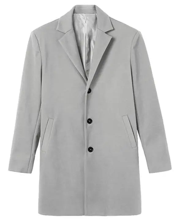 Men's Casual Wool Trench Coats