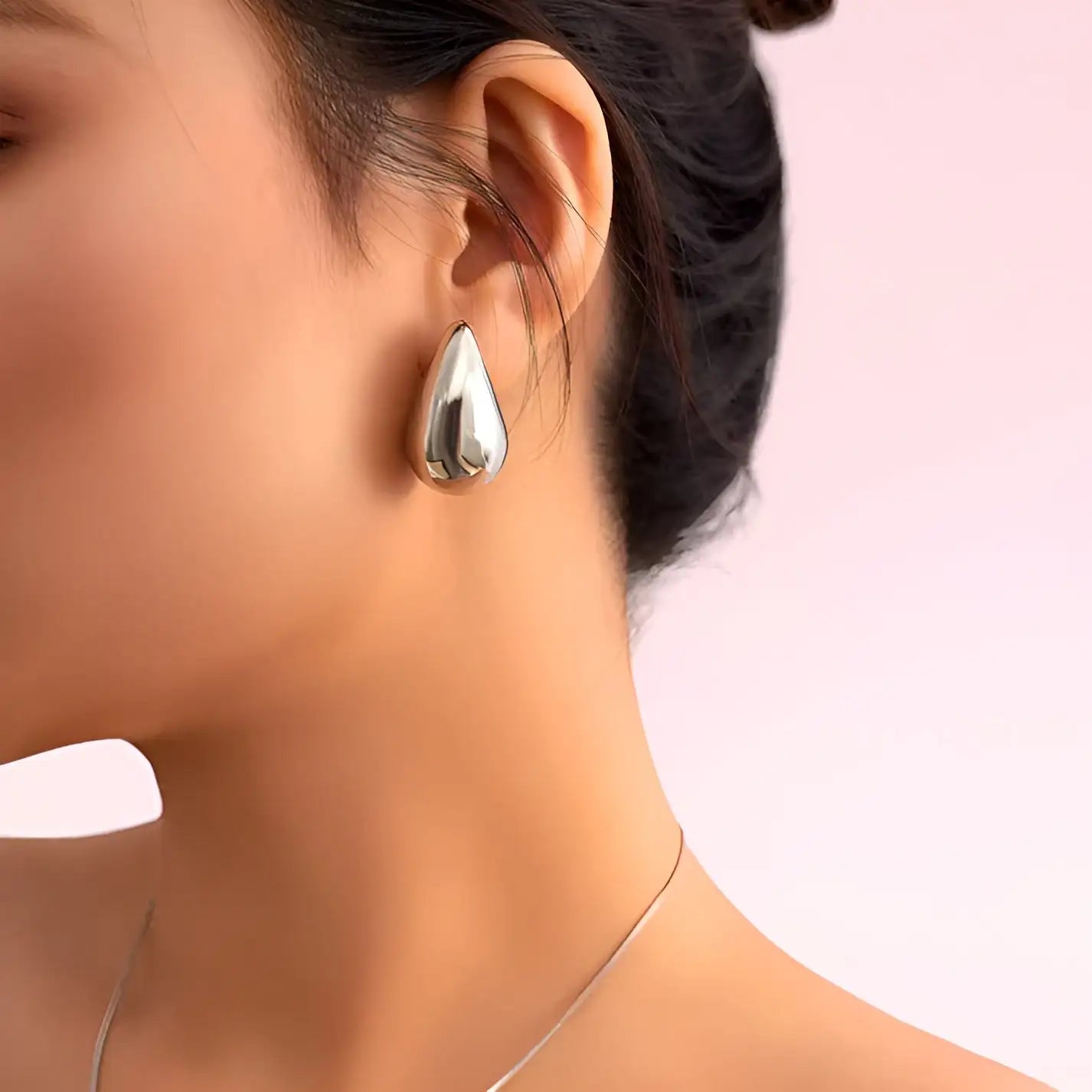GlamourGleam Teardrop Earrings