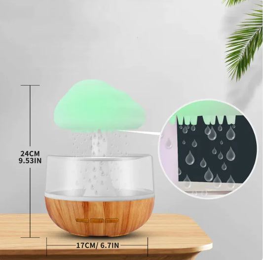 Raining Cloud Humidifier With Night Light
