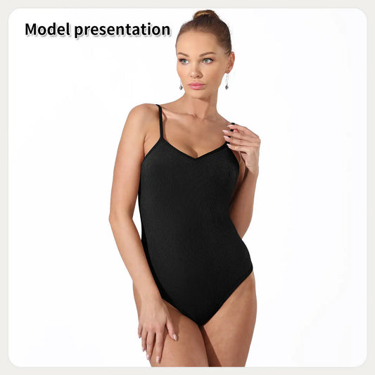 Women's Simple Solid Color Thong Bodysuit