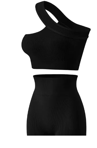 Women's Sports Fitness Shockproof Off-Shoulder Suit