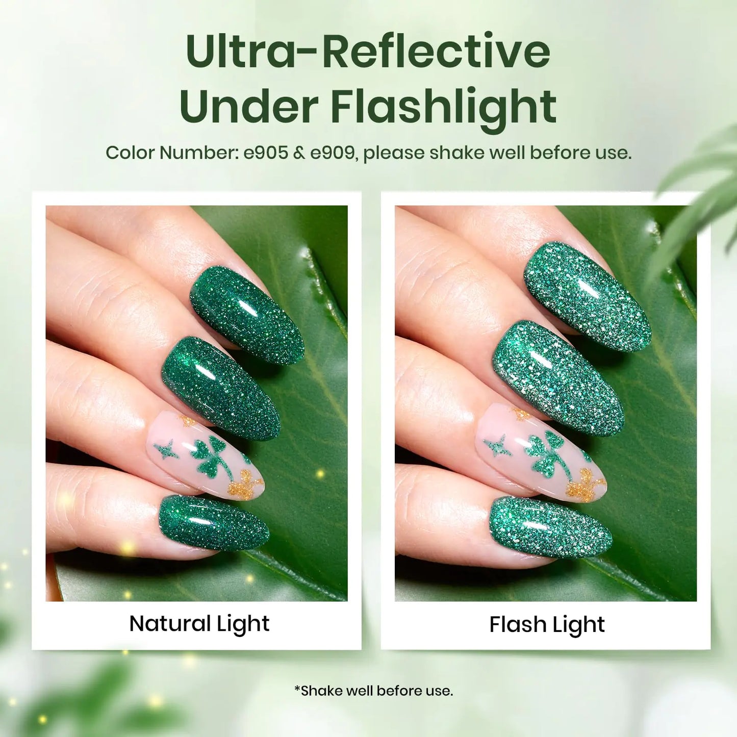 Beetles Green Gel Nail Polish Set