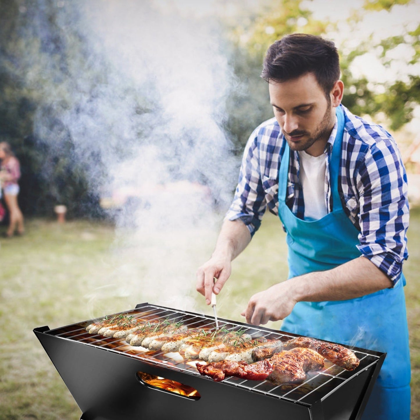 Portable BBQ Charcoal Barbecue Grill