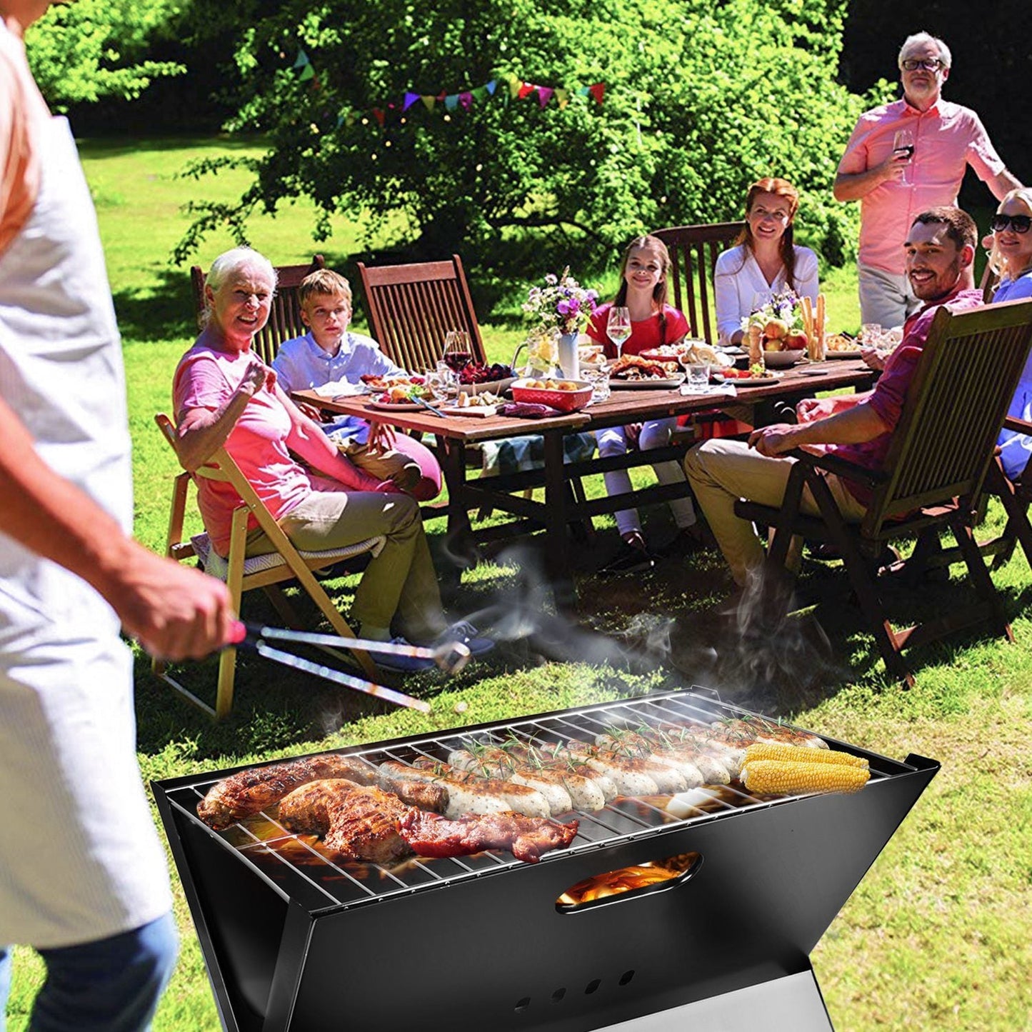 Portable BBQ Charcoal Barbecue Grill