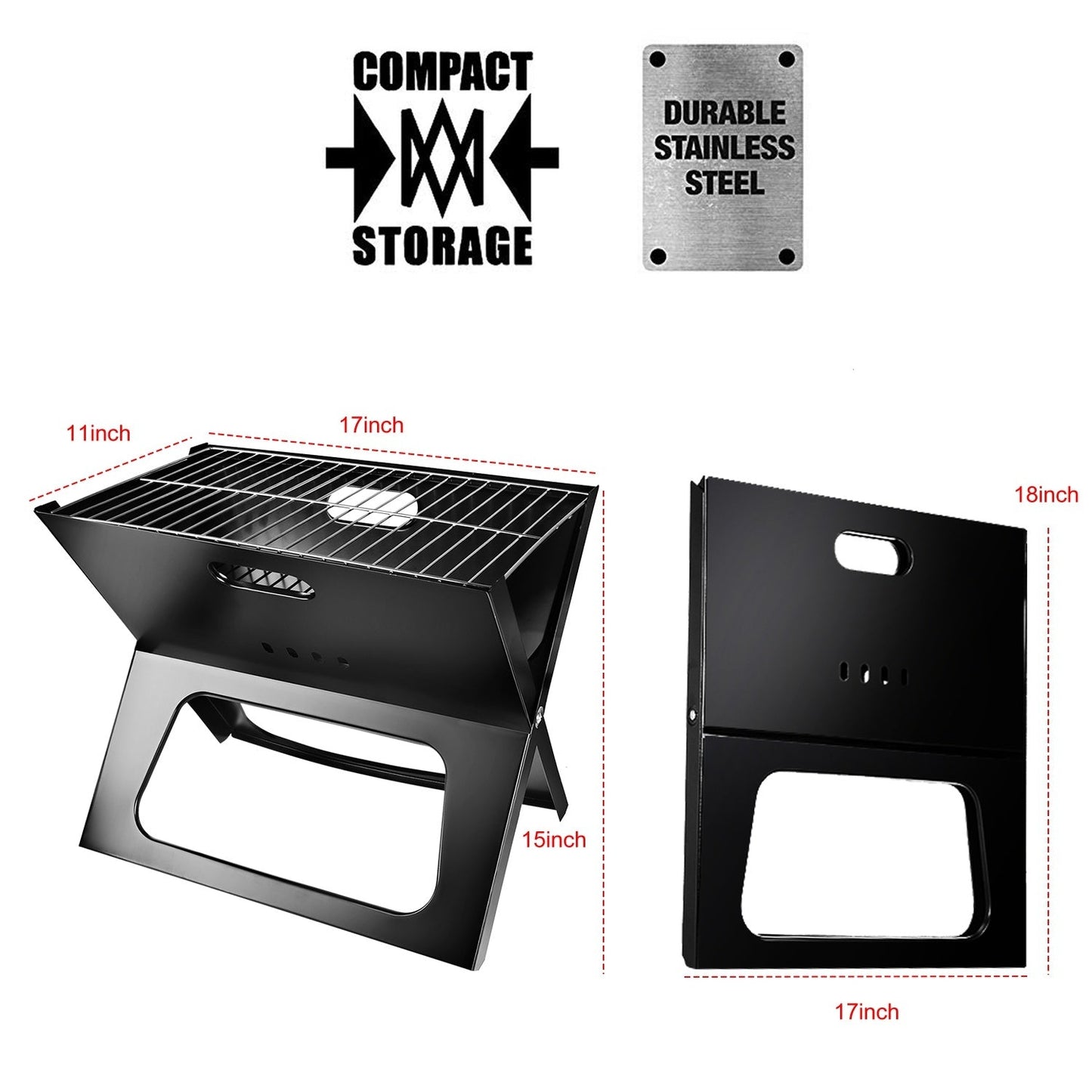 Portable BBQ Charcoal Barbecue Grill