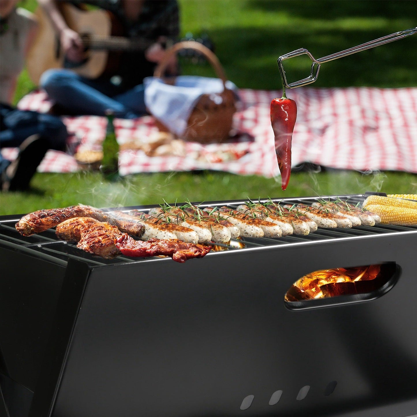 Portable BBQ Charcoal Barbecue Grill