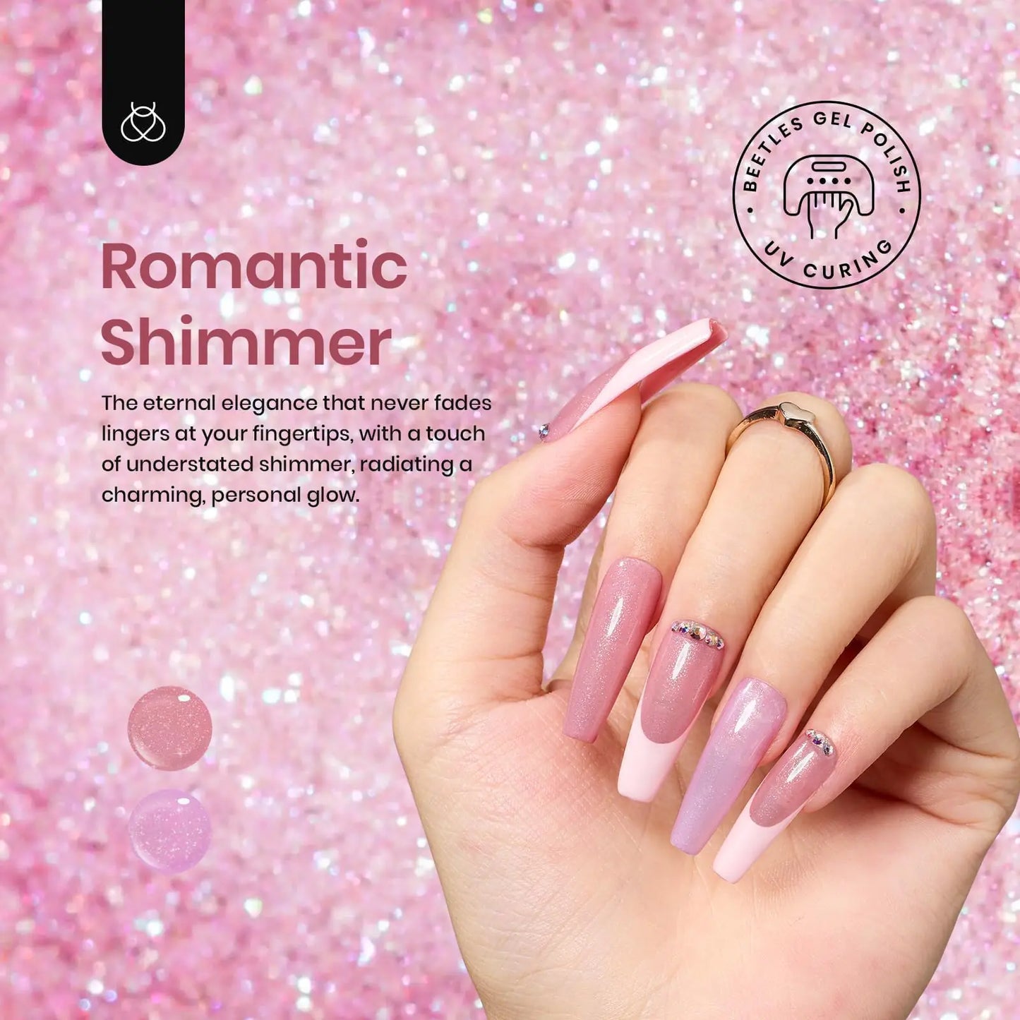 Beetles 6pcs Glitter Jelly Gel Nail Polish Set