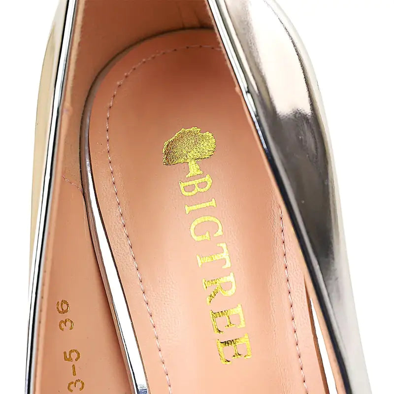 Women's Designer Metallic Heels