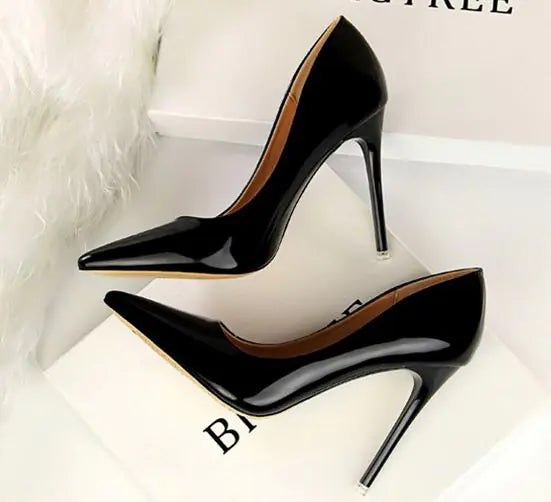 Women's Designer Metallic Heels