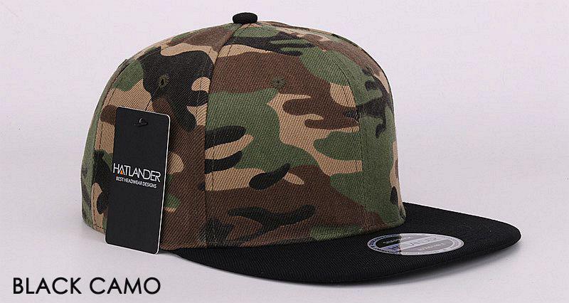 Camouflage Snapback Cap