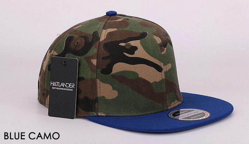 Camouflage Snapback Cap