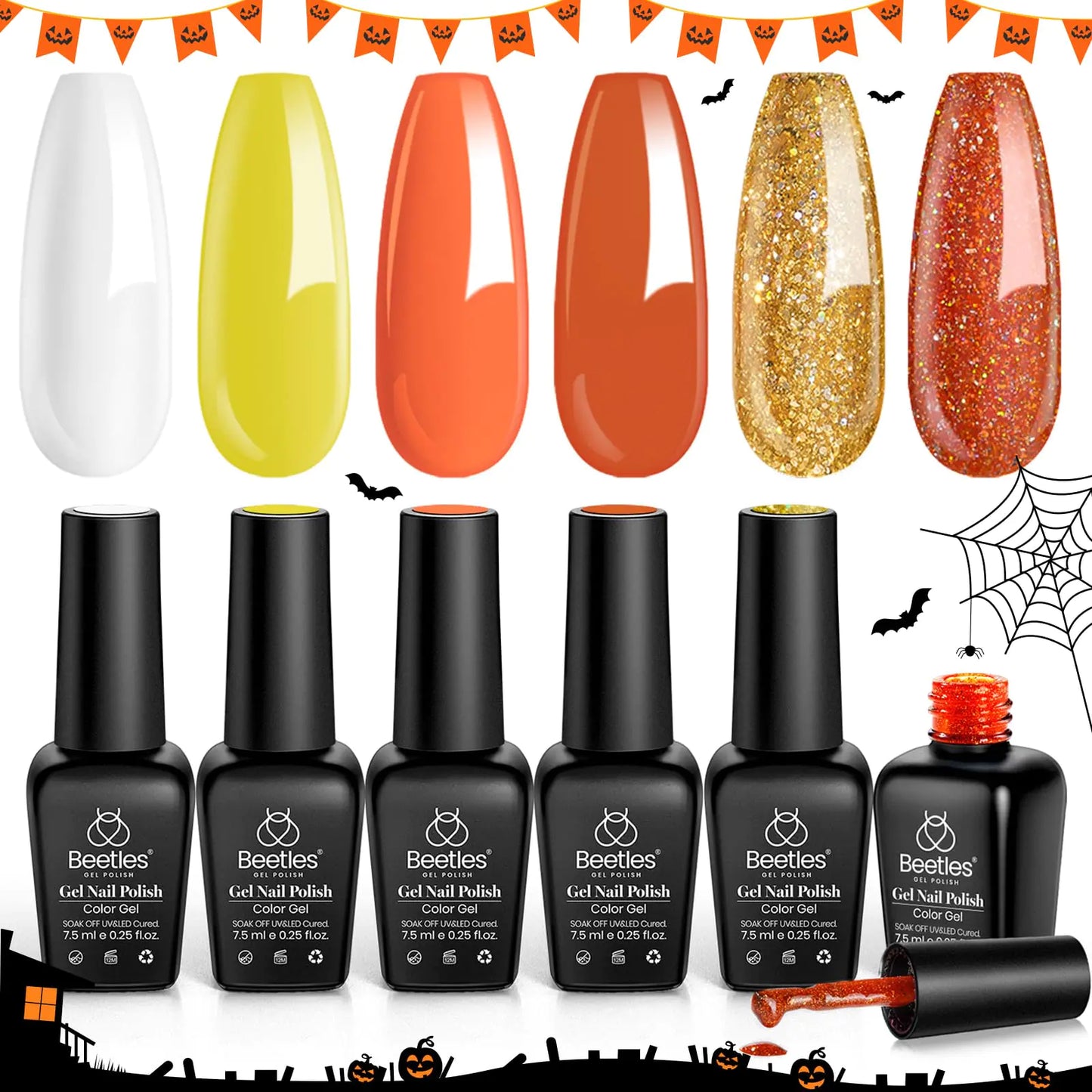 Beetles Green Gel Nail Polish Set