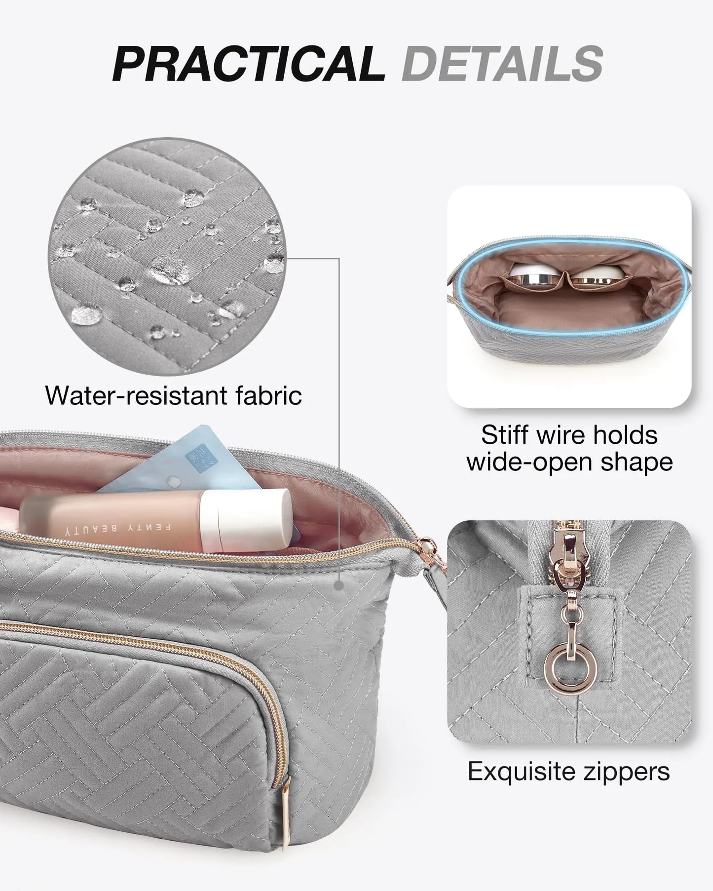 Large Travel Makeup Bag