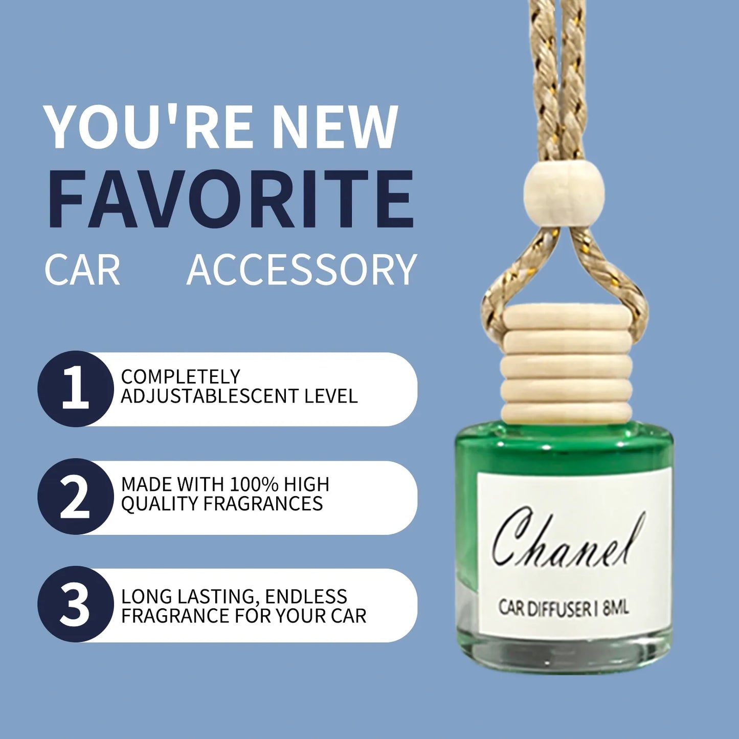 Scented Car Freshener Diffuser - Last 60 Days