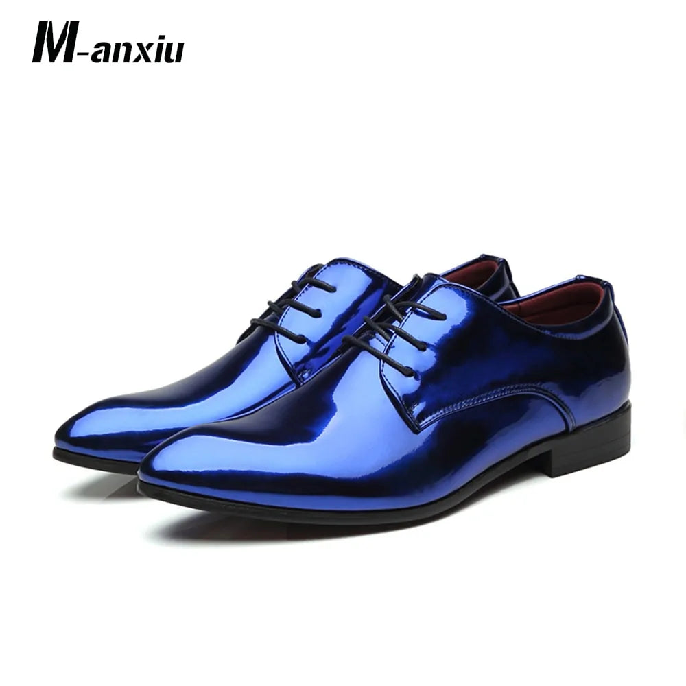 Men's Metallic Business Shoes