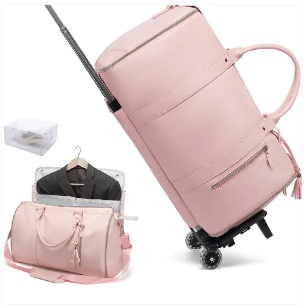 MaxiFold Travel Duffle Rolling Bag