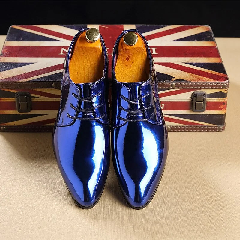 Men's Metallic Business Shoes