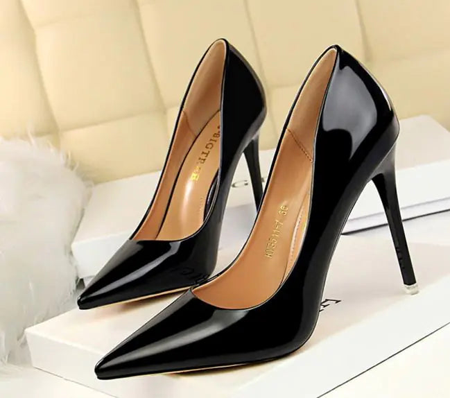 Women's Designer Metallic Heels