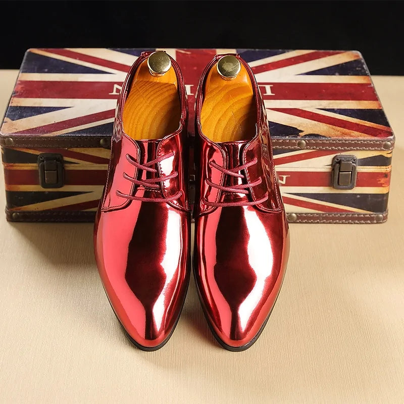 Men's Metallic Business Shoes