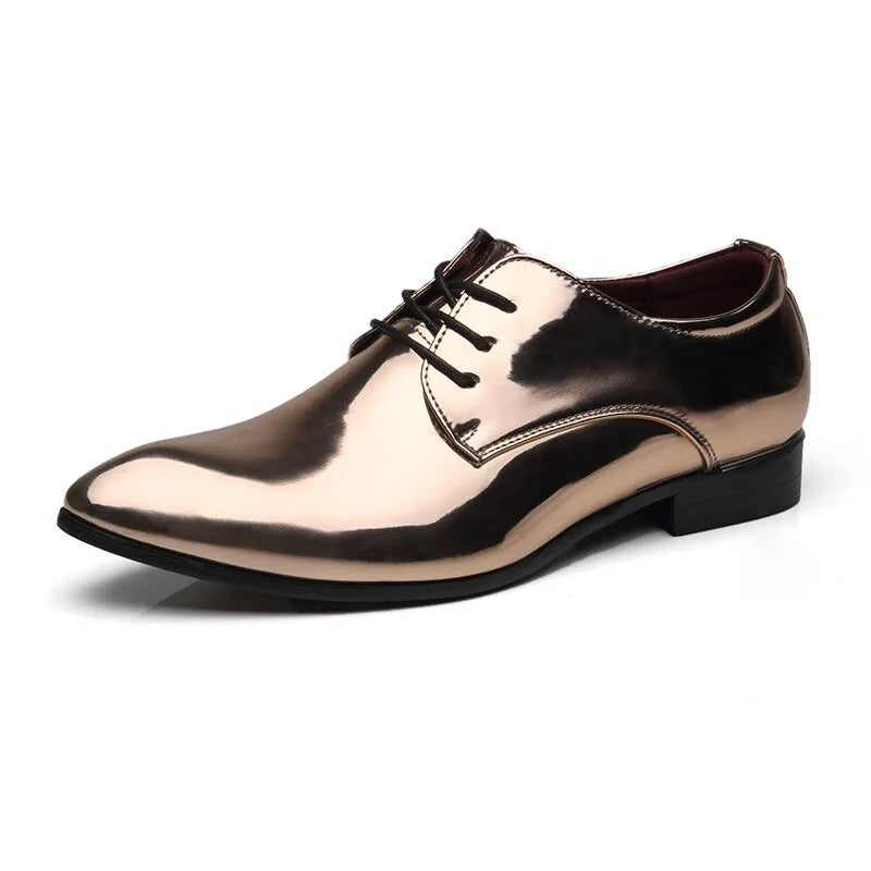 Men's Metallic Business Shoes